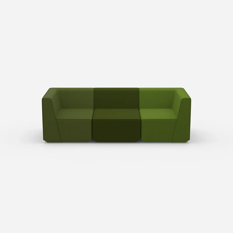 3er Sofa grün
