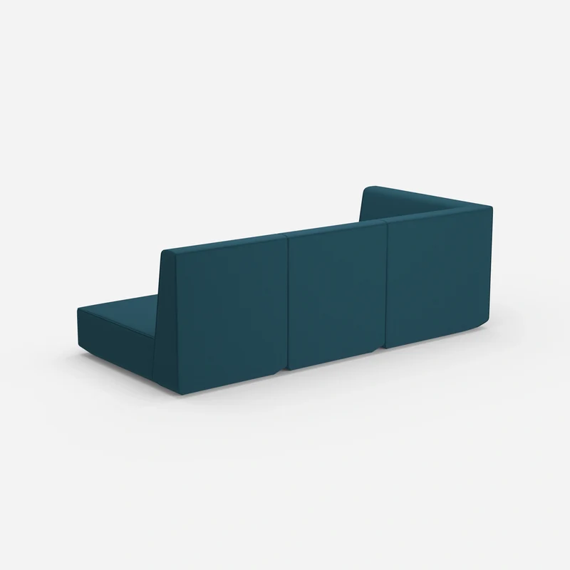 3 Sitzer Sofa mit Liegefunktion mit hoher Rückenlehne