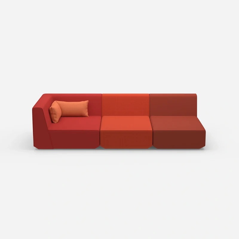 3er Sofa mit Liegefunktion 260 cm breit