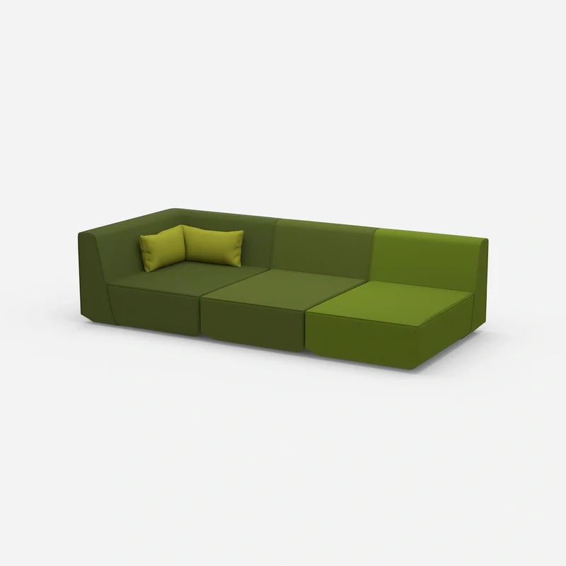 3er Sofa mit Liegefunktion 260 cm breit