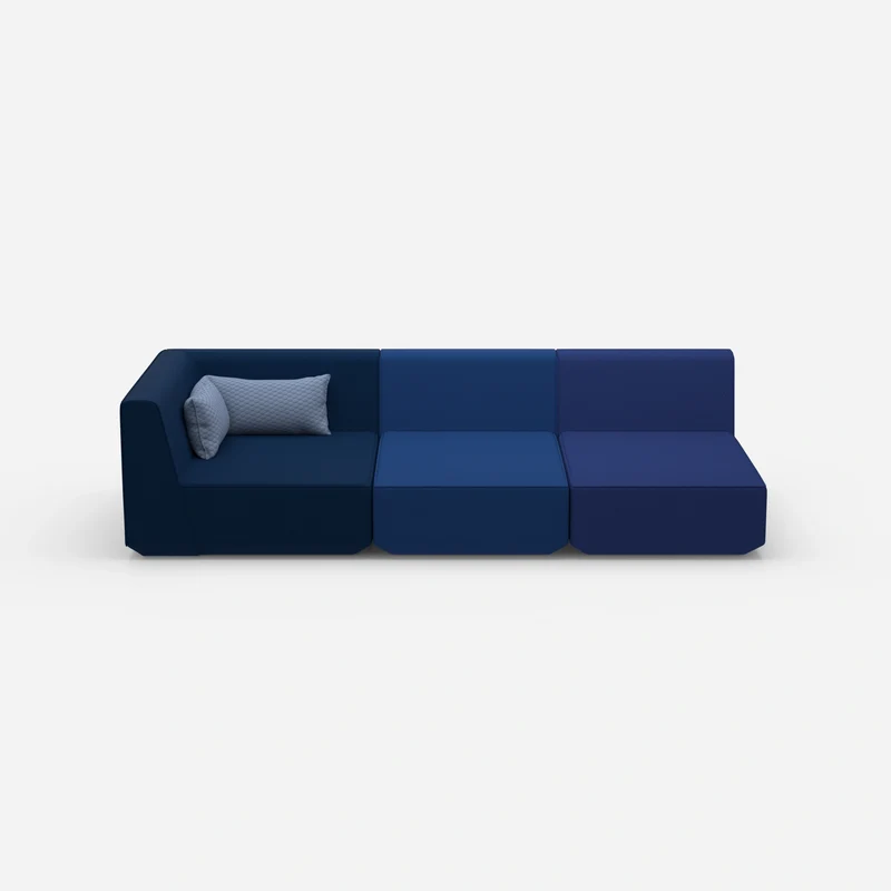 3er Sofa mit Liegefunktion 260 cm breit