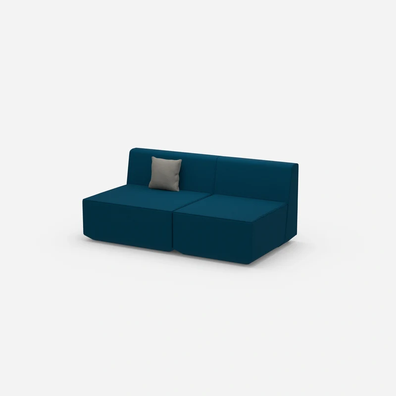 Modulares Sofa bunt 2 Personen