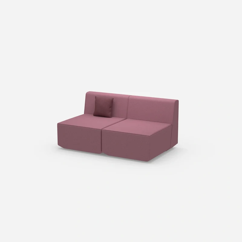 Buntes 2er Sofa
