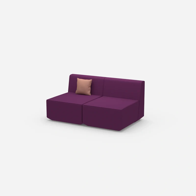Buntes 2er Sofa