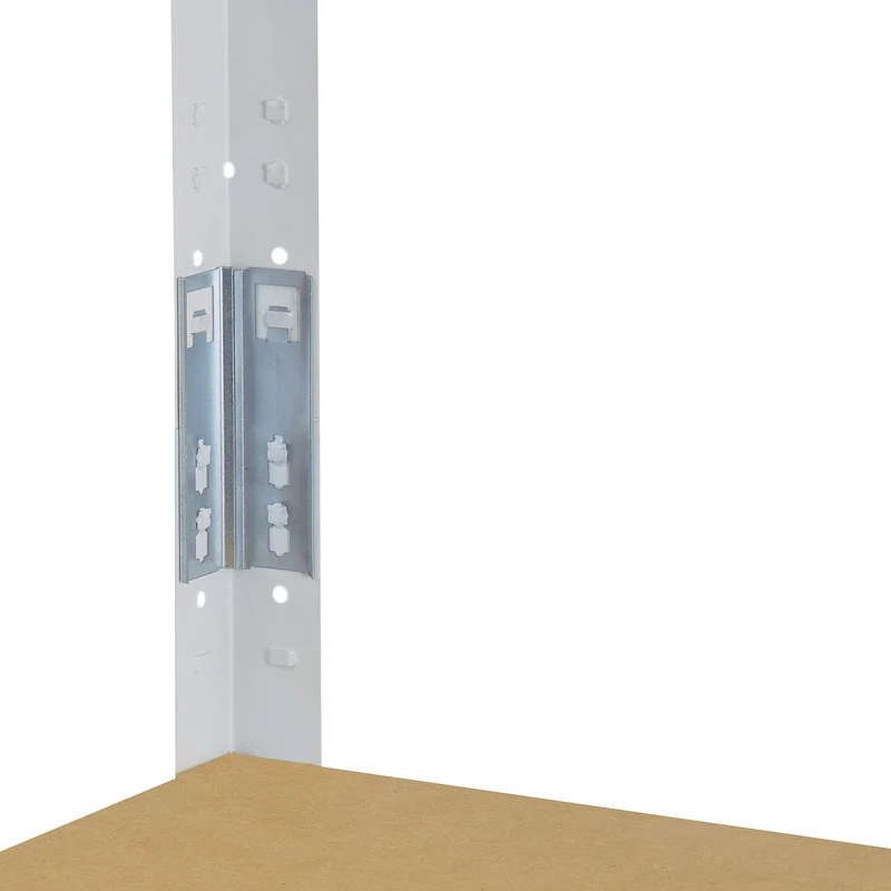 shelfplaza HOME Schwerlastregal 200x80x40 cm weiß mit 4 Böden