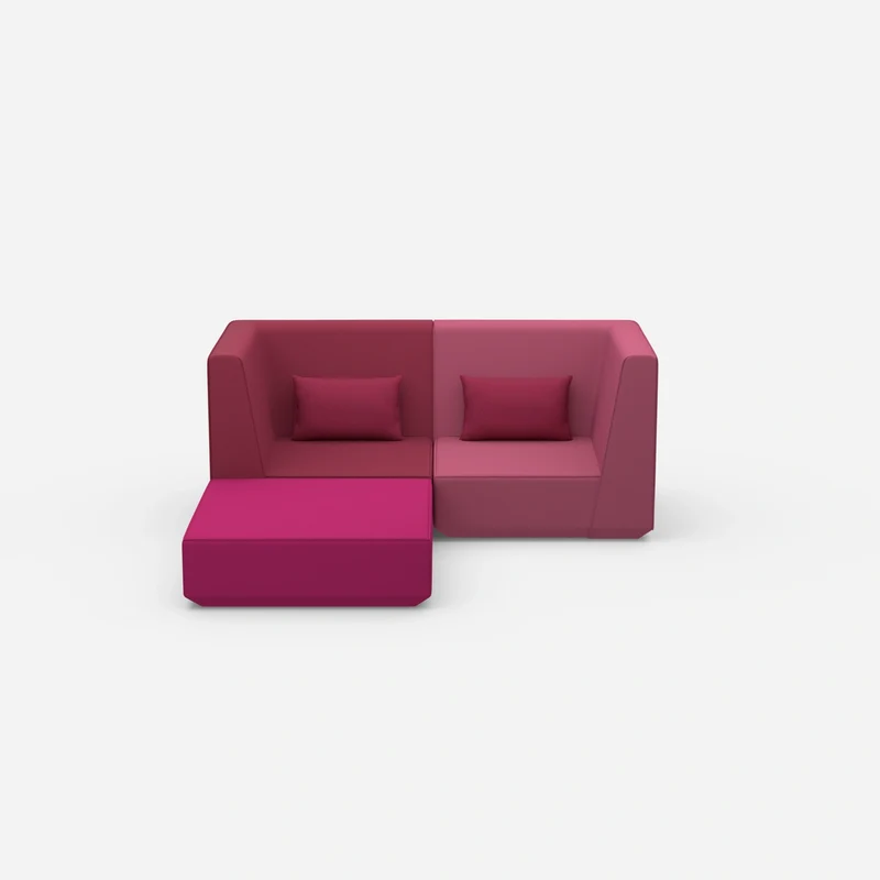 Modulares Ecksofa für kleine Räume