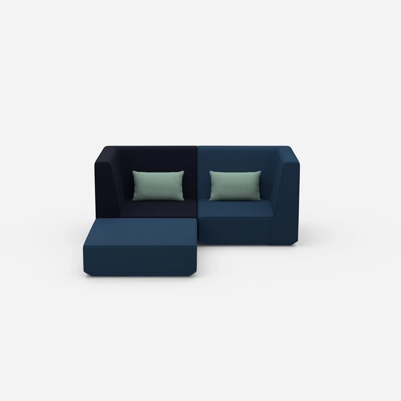 Modulares Ecksofa für kleine Räume