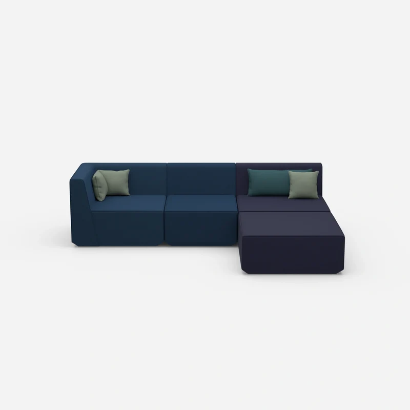 Hochwertiges modulares Ecksofa