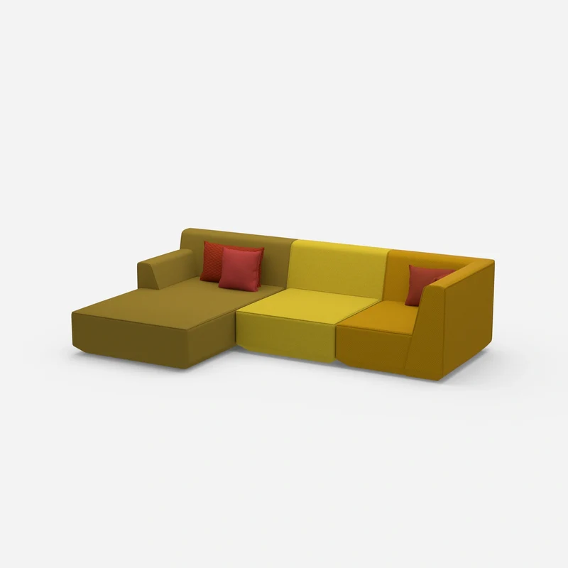 Gemütliches Ecksofa