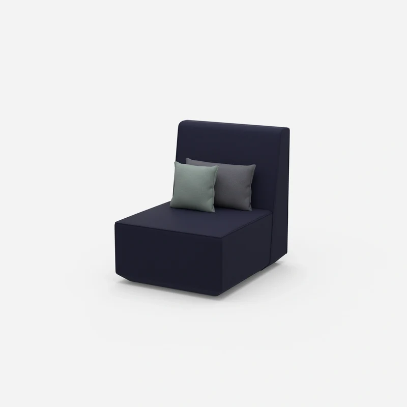 Sessel blau