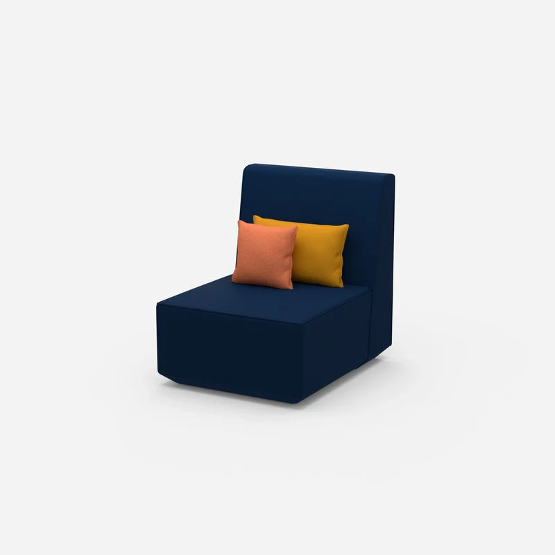 Sessel blau