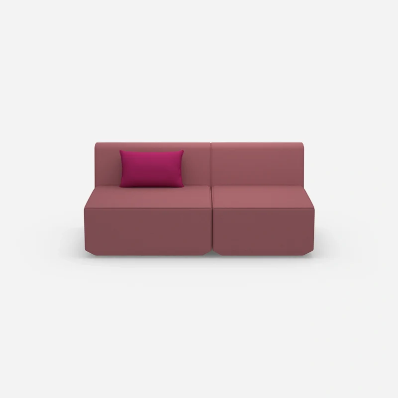 2 Sitzer rosa
