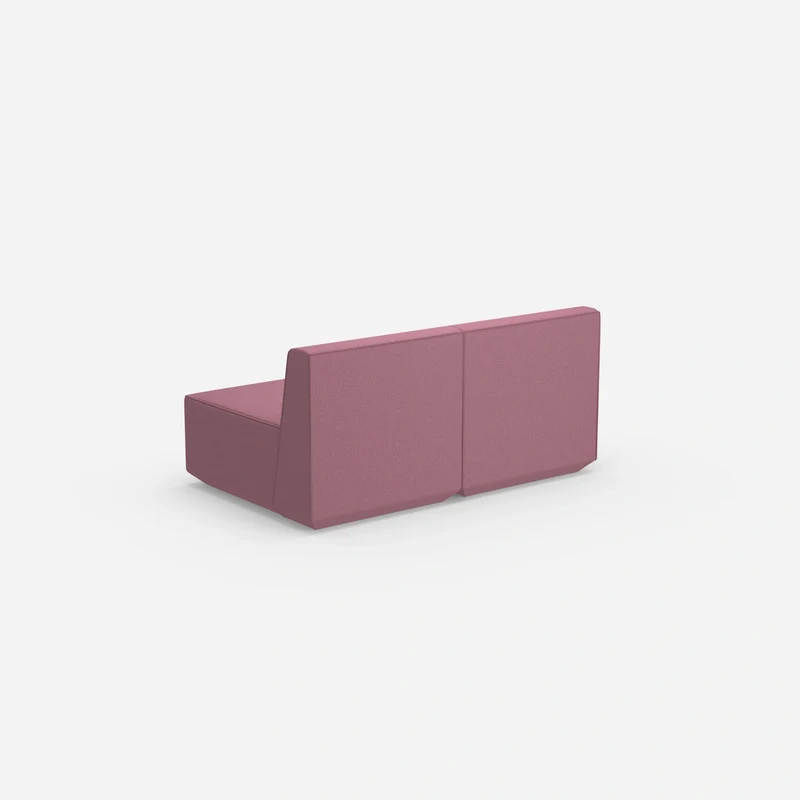 2 Sitzer Sofa rosa