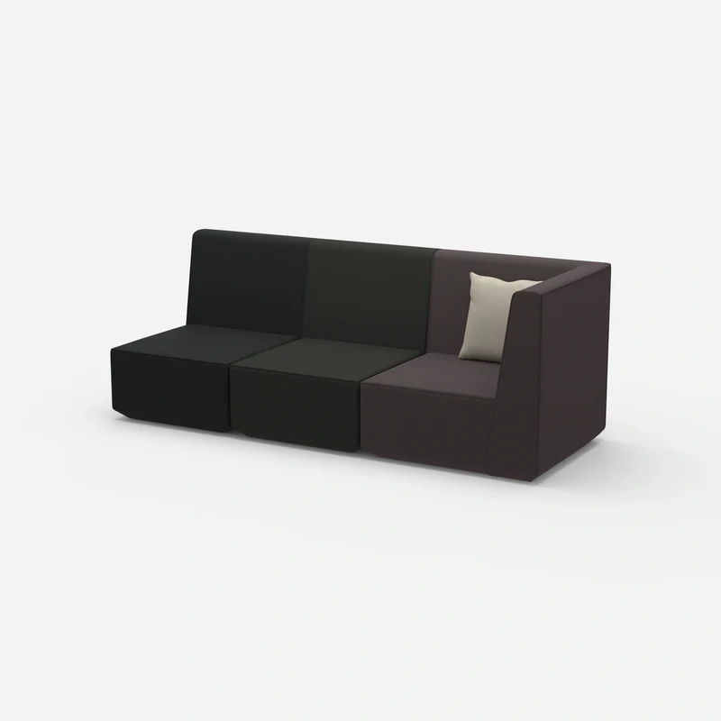 3 Sitzer Sofa hohe Rückenlehne