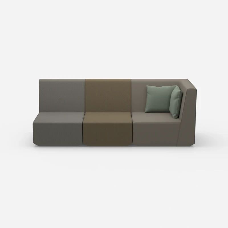 3 Sitzer Sofa hohe Rückenlehne