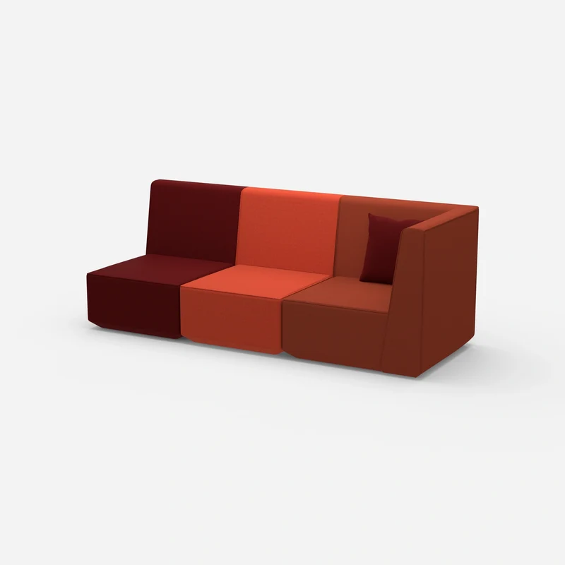 3 Sitzer Sofa hohe Rückenlehne