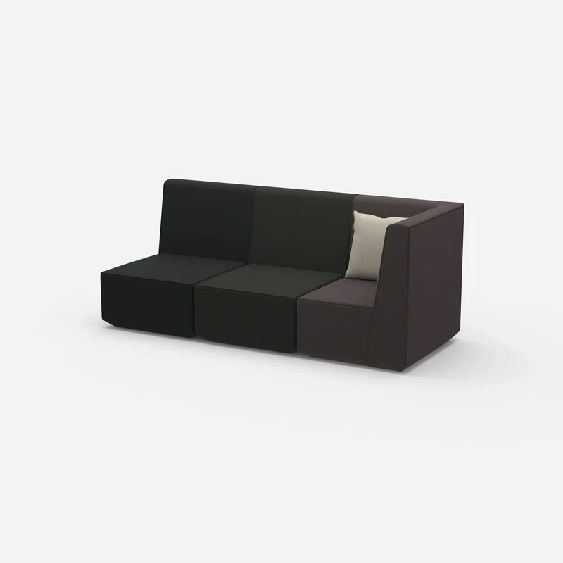 Sofa 3 Sitzer mit hoher Rückenlehne