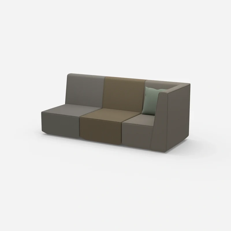 Sofa 3 Sitzer mit hoher Rückenlehne