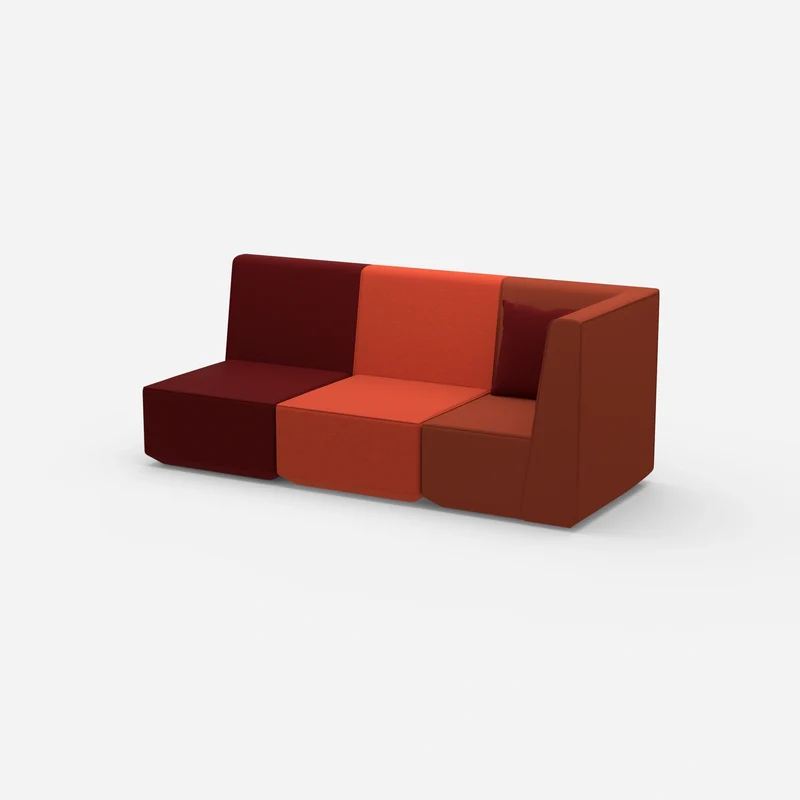Sofa 3 Sitzer mit hoher Rückenlehne