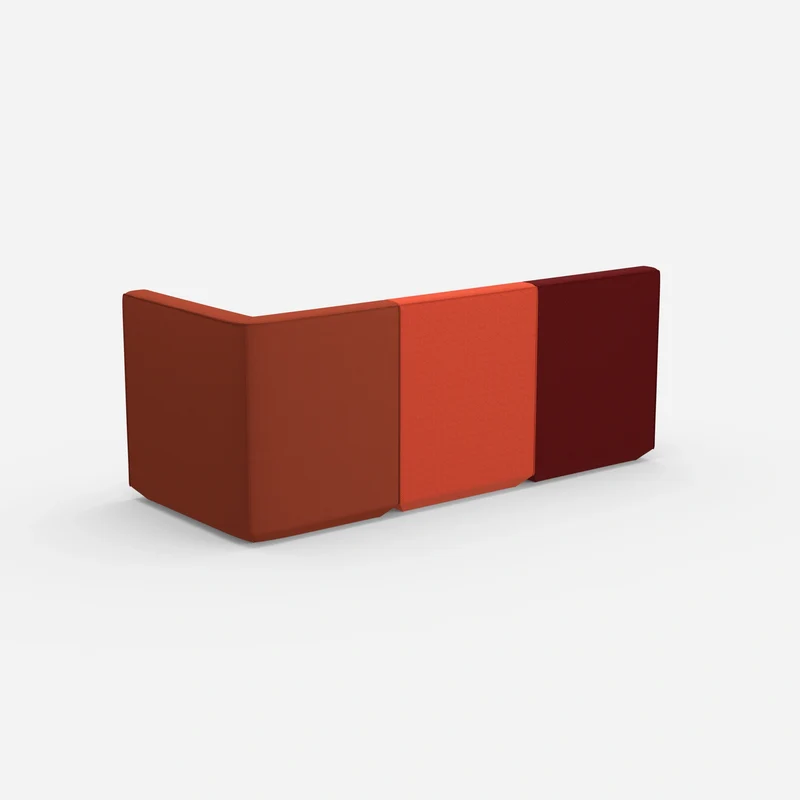 Sofa 3 Sitzer mit hoher Rückenlehne