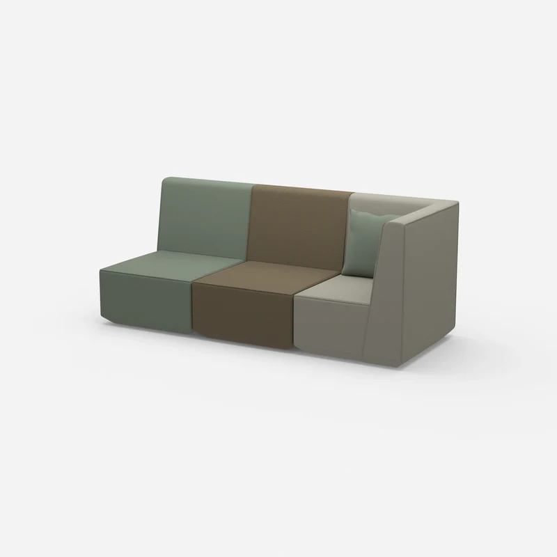 Sofa 3 Sitzer mit hoher Rückenlehne