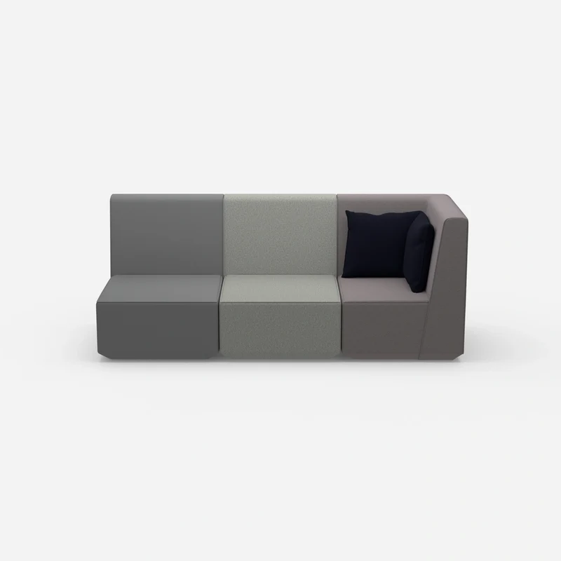 Sofa 3 Sitzer mit hoher Rückenlehne