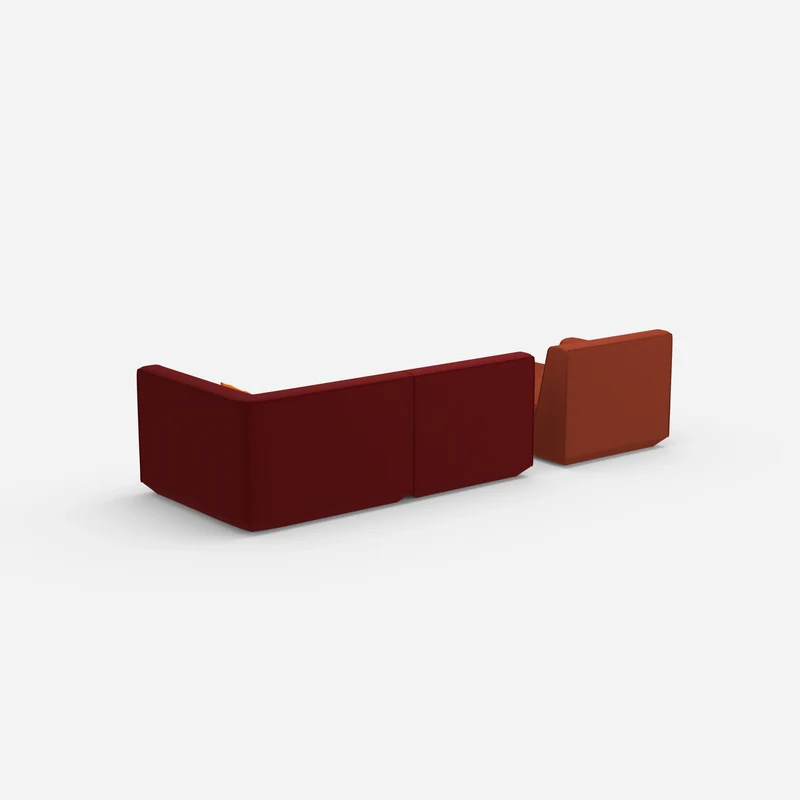 Couch 2 Sitzer mit Ottomane
