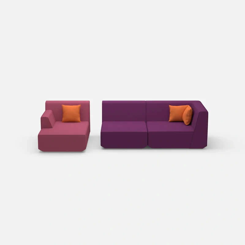 Couch 2 Sitzer mit Ottomane