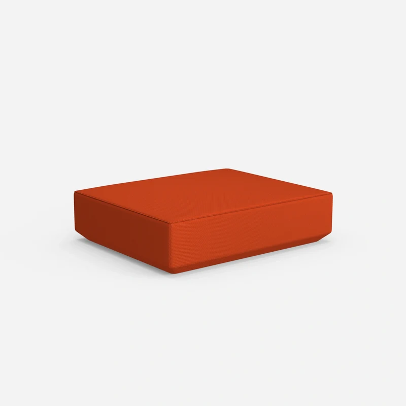 Roter Pouf