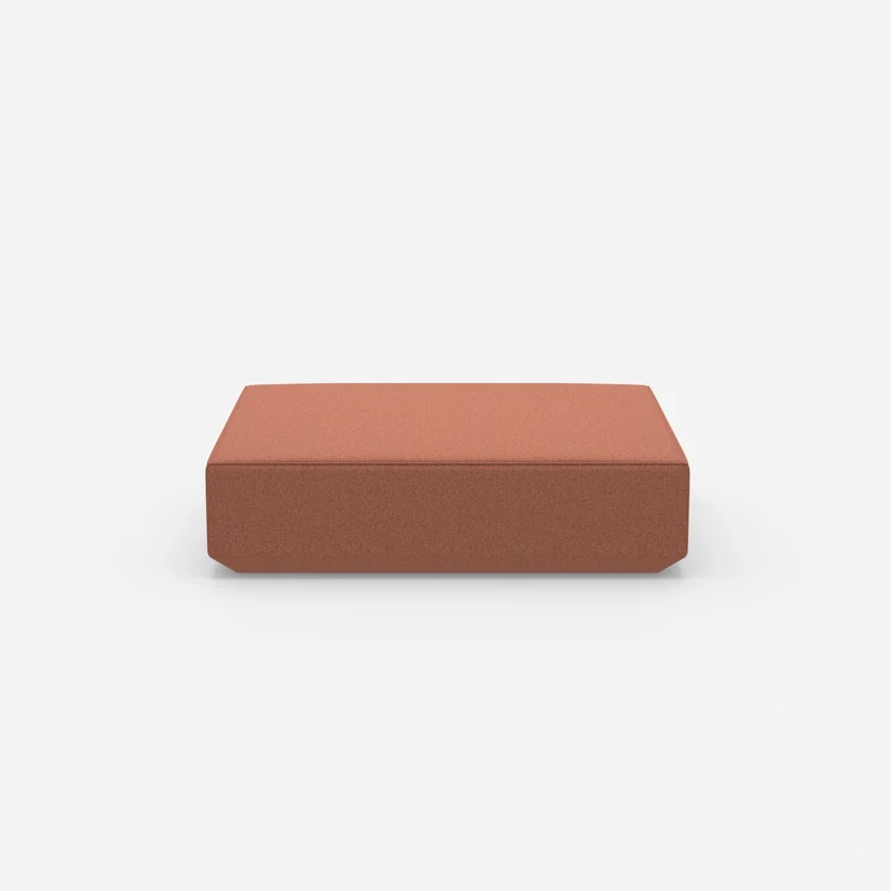 Roter Pouf