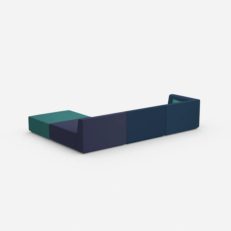 Modulares Ecksofa groß zum Schlafen
