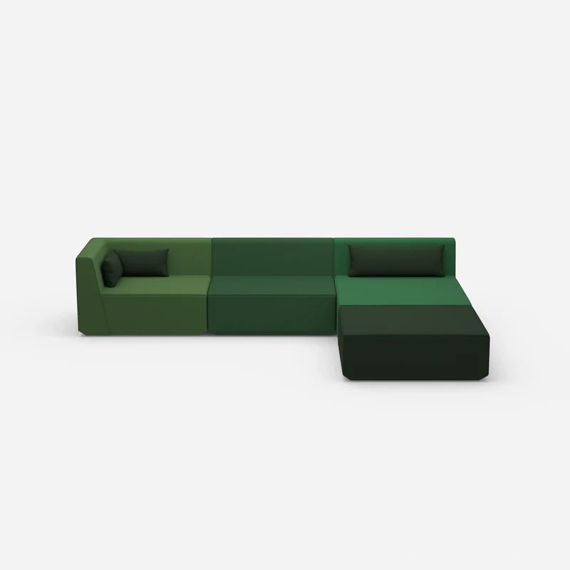 Modulares Ecksofa groß zum Schlafen