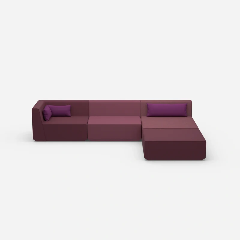 Modulares Ecksofa groß zum Schlafen
