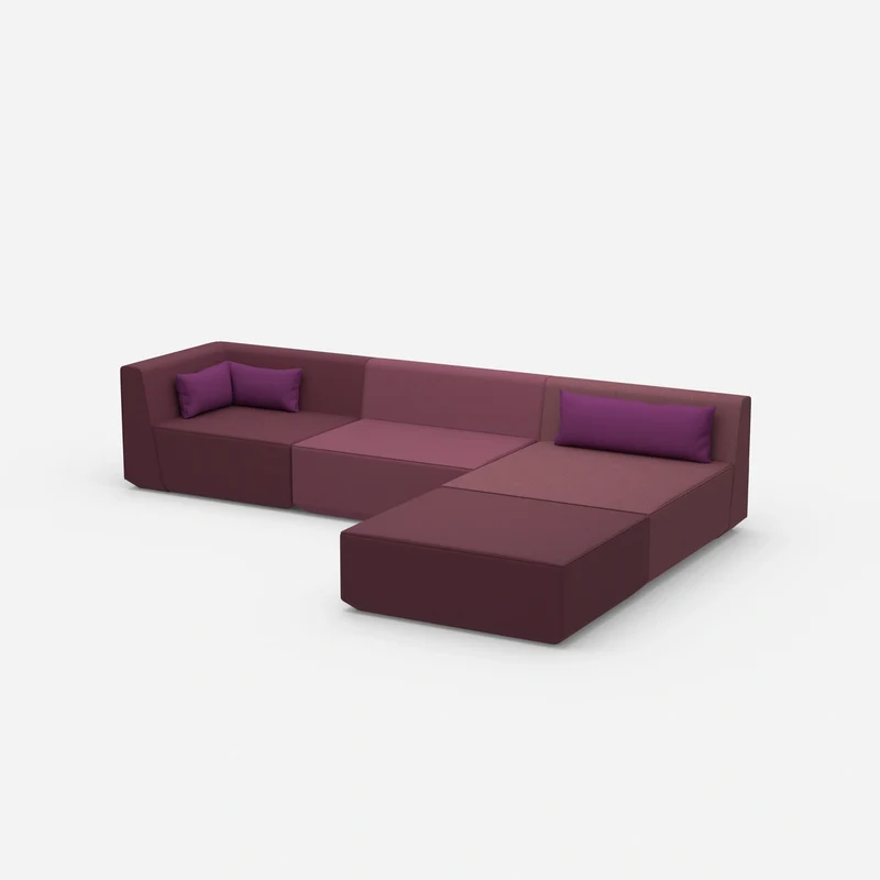 Modulares Ecksofa groß zum Schlafen