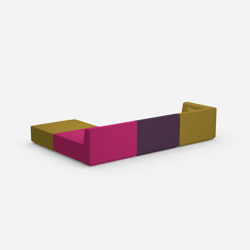 Modulares Ecksofa groß zum Schlafen