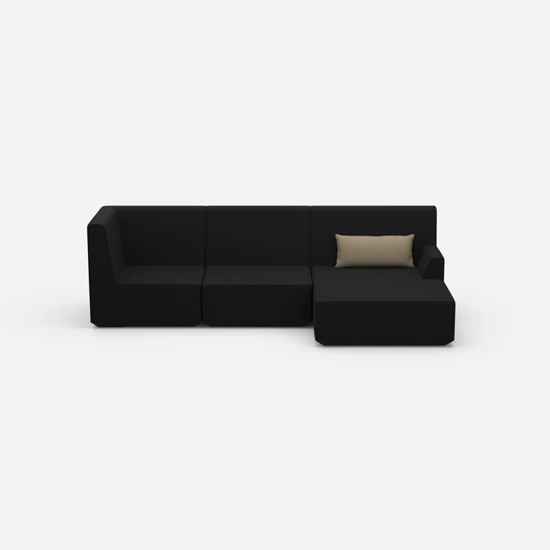 Modernes breites Ecksofa