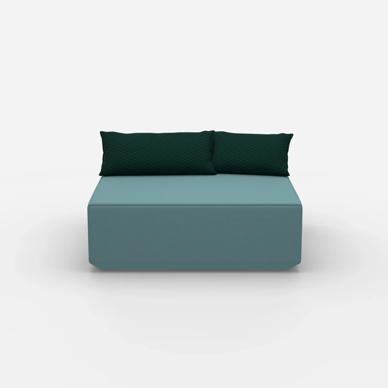Sitzpouf türkis