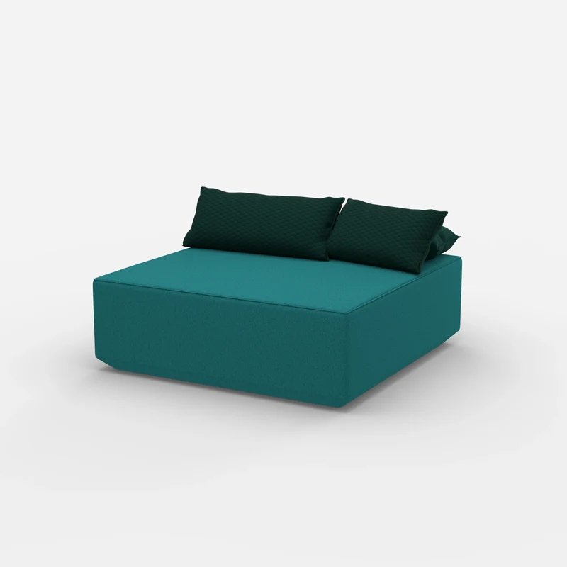 Sitzpouf türkis