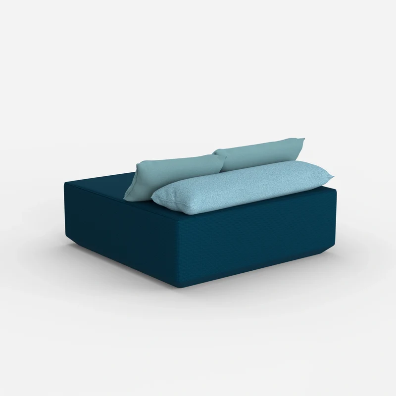 Sitzpouf türkis