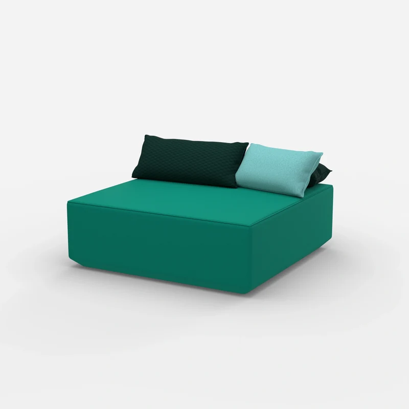 Sitzpouf türkis