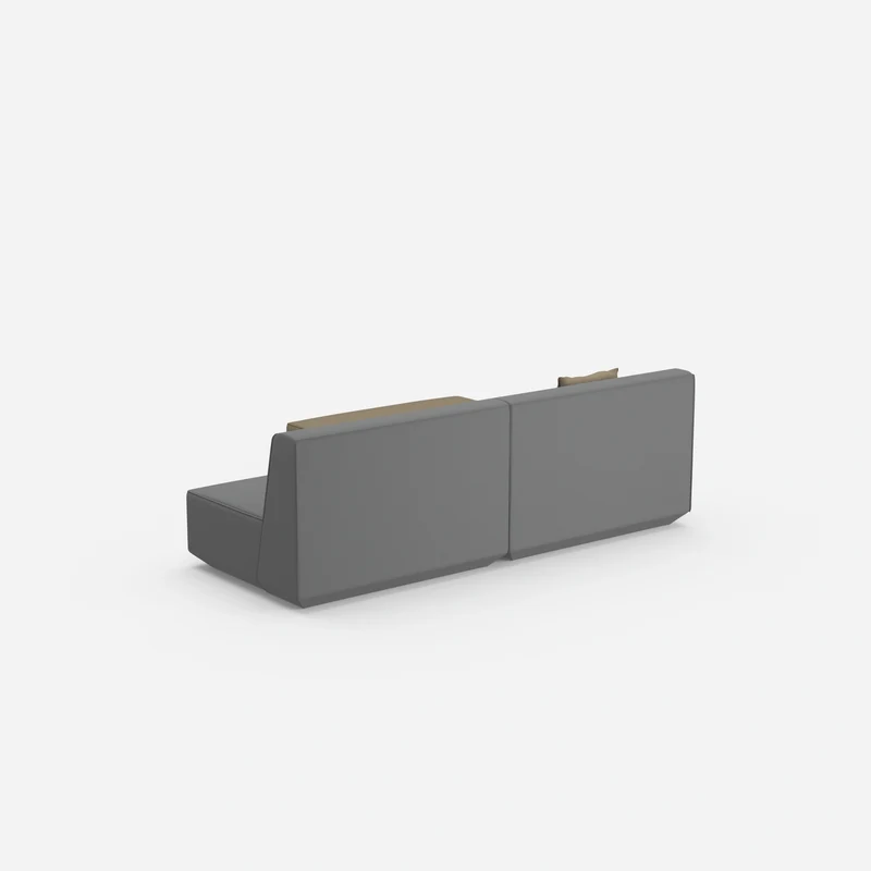 Modulares Ecksofa ohne Armlehne