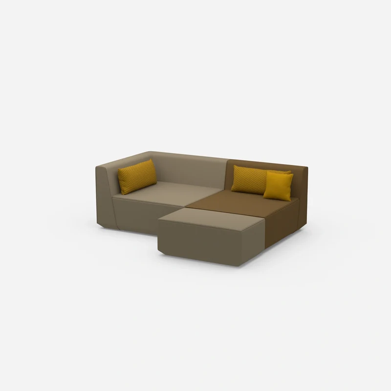 Tiefe Eckcouch