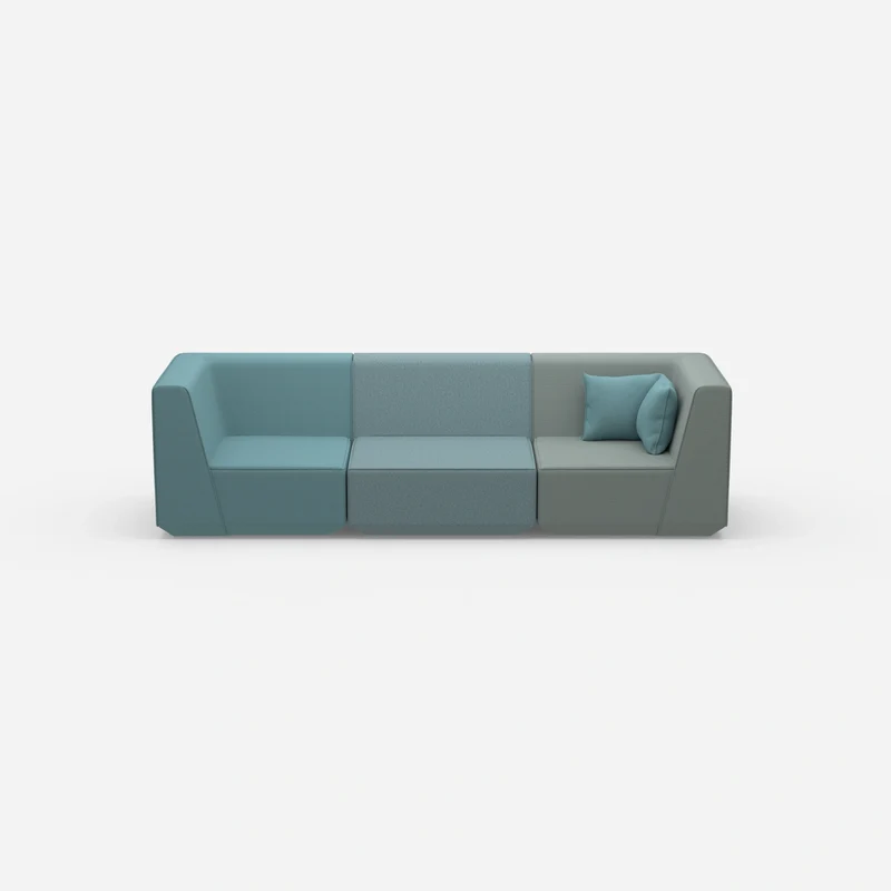 Modulares Sofa in Blau