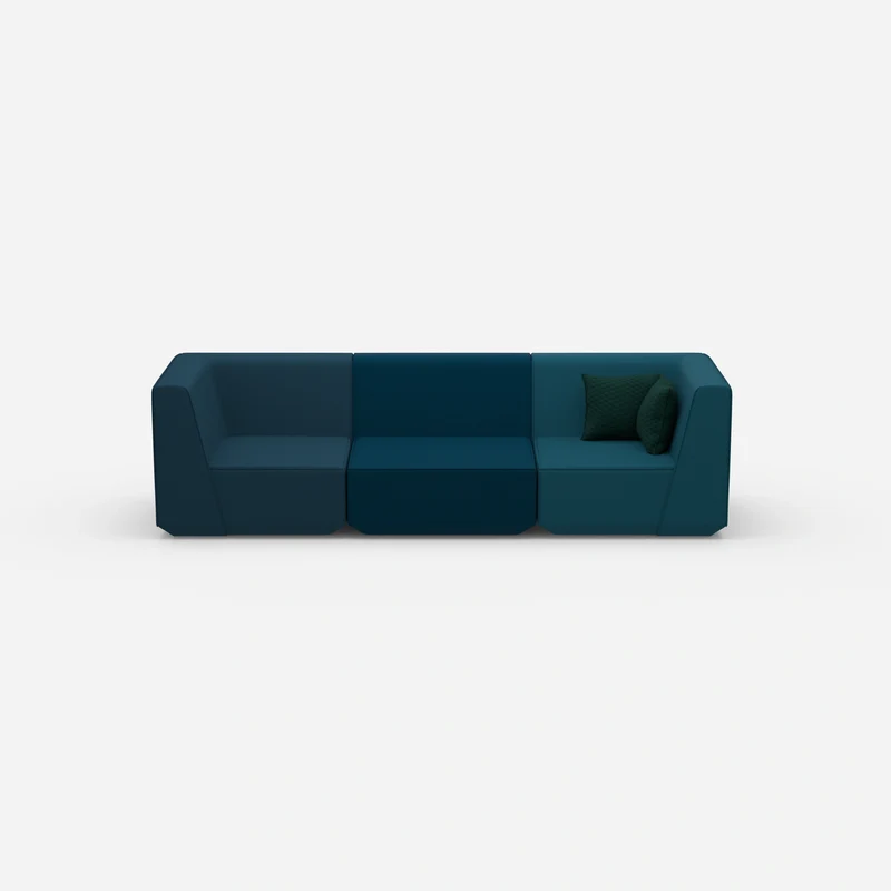 Modulares Sofa in Blau