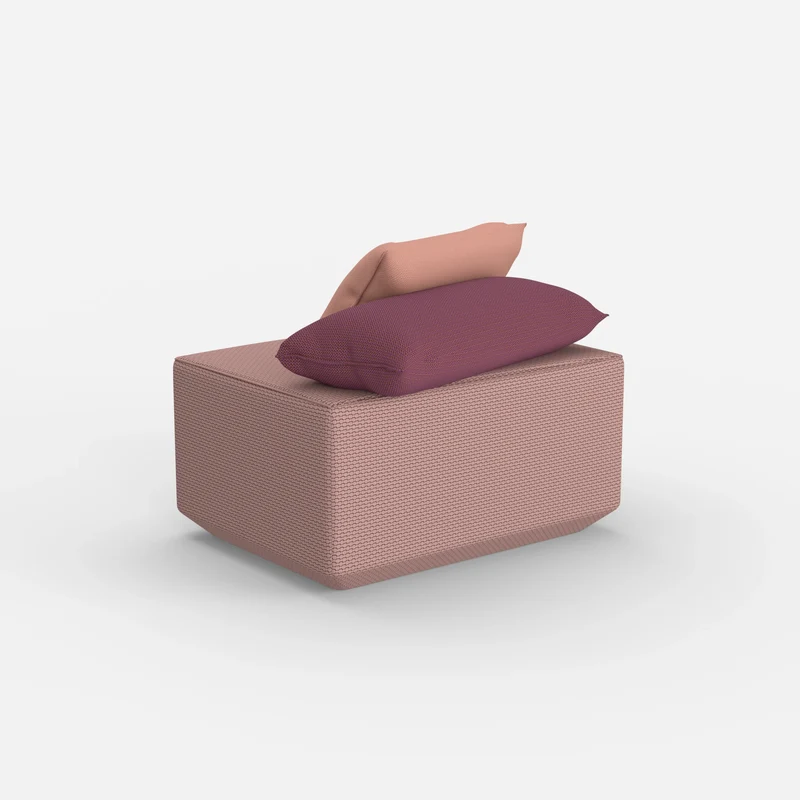 Pouf in Rosa