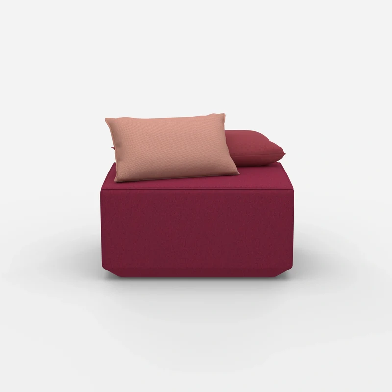 Pouf in Rosa
