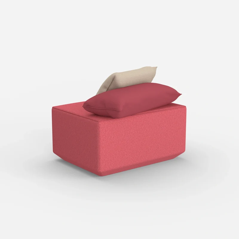 Pouf in Rosa