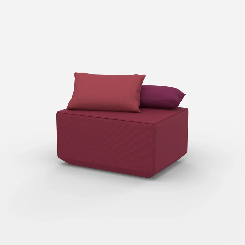 Pouf in Rosa