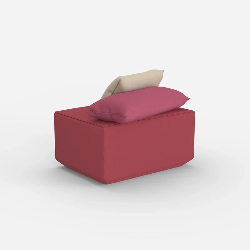 Pouf in Rosa