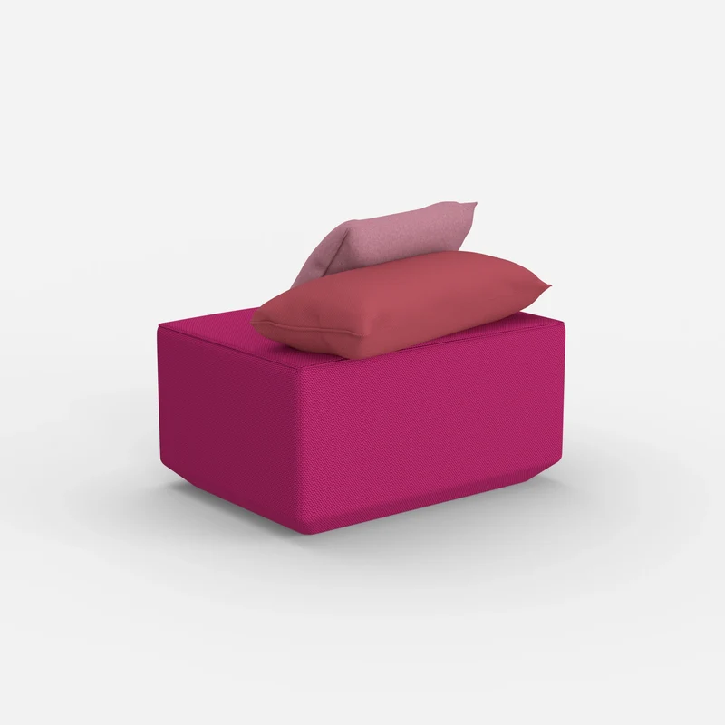 Pouf in Rosa